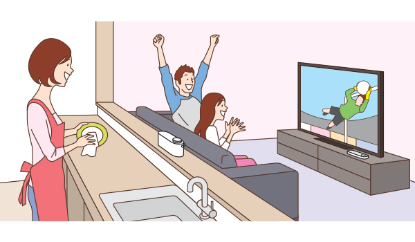 家事をしながらでも手元で聴きとりやすい