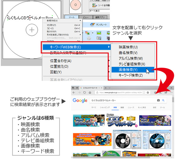 web検索機能