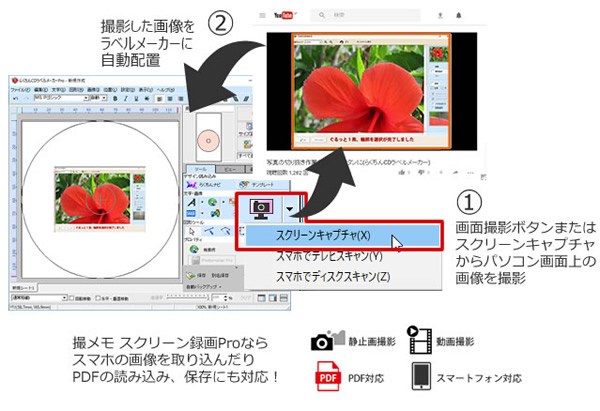 ディスクレーベルをコピー