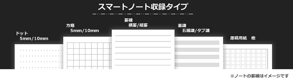 収録されているデザインの例