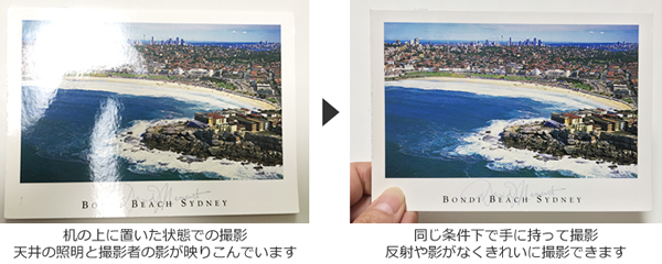 反射対策の説明画像